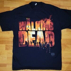 The Walking Dead Jerzees Black Graphic T-Shirt, Large